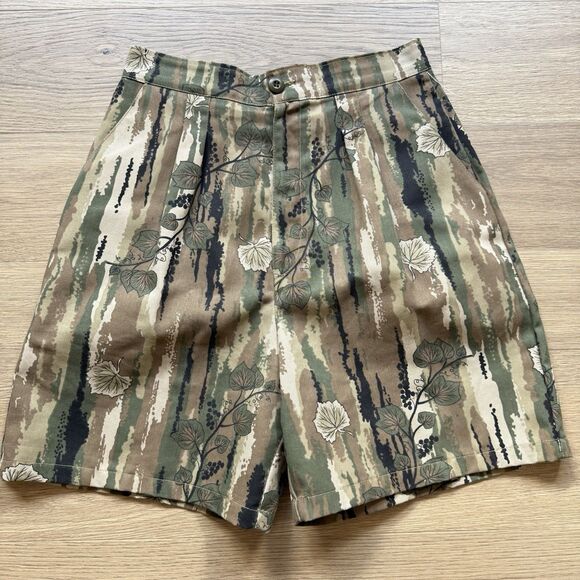 Dame O Flage Shorts Women 10 Camo Realtree Hunting Camping Vintage High Waist - Picture 1 of 10